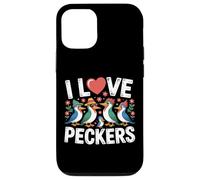 I Love Peckers Divertente Birdwatching Umorismo Custodia per iPhone 12/12 Pro