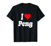 I Love Peng Cuore Nome Design Maglietta