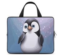 I Love Penguins - Custodia per computer portatile, ultra sottile, leggera e impermeabile, in neoprene resistente, con cinghia da polso