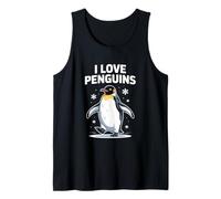 I Love Penguins - Fiocchi di neve per amanti dei pinguini Canotta