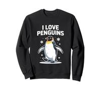 I Love Penguins - Fiocchi di neve per amanti dei pinguini Felpa