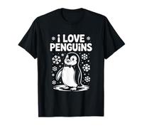 I Love Penguins - Papillon invernale a forma di pinguino Maglietta