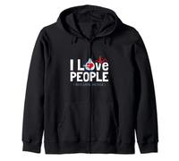 I Love People Under General Anestesia - Regalo infermieristico Felpa con Cappuccio