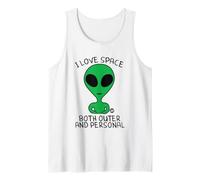 I Love Personal Space Funny Alien Canotta