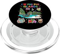 I Love Phi Phi Islands Thailandia Viaggio Souvenir PopSockets PopGrip per MagSafe