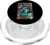 I Love Phi Phi Islands Thailandia Viaggio Souvenir PopSockets PopGrip per MagSafe