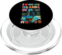 I Love Phi Phi Islands Thailandia Viaggio Souvenir PopSockets PopGrip per MagSafe
