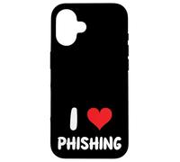 I Love Phishing - Cuore - Scam Scammer Frode Controllo di audit Custodia per iPhone 16