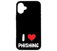 I Love Phishing - Cuore - Scam Scammer Frode Controllo di audit Custodia per iPhone 16 Plus