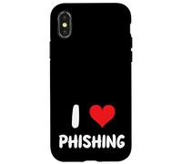I Love Phishing - Cuore - Scam Scammer Frode Controllo di audit Custodia per iPhone X/XS