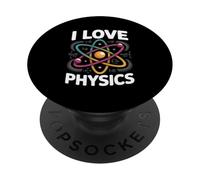 I Love Physics Atom Design Quantum Equazioni Energia PopSockets PopGrip Adesivo