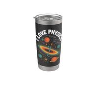 I Love Physics Atom Planets Formula Universo Bicchiere termico in acciaio inox doppia parete