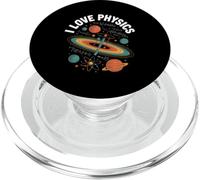 I Love Physics Atom Planets Formula Universo PopSockets PopGrip per MagSafe