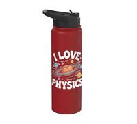 I Love Physics Cosmic Planets Universo Stainless Steel Insulated Water Bottle