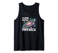 I Love Physics Design atomico a spirale per gli appassionati di scienza e STEM Canotta