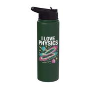 I Love Physics Universo Scienze spaziali Cosmo Stainless Steel Insulated Water Bottle