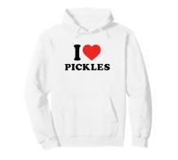 I Love Pickles Felpa con Cappuccio
