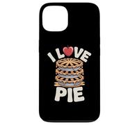 I Love Pie Apple Dessert Stack Divertente Tipografia Custodia per iPhone 13