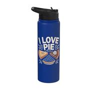 I Love Pie Delicious Pie Appassionato Stainless Steel Insulated Water Bottle