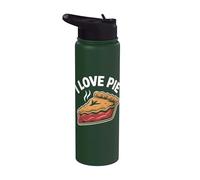 I Love Pie - Delizioso dessert a fette Stainless Steel Insulated Water Bottle