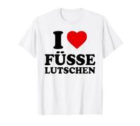 I Love Piedi Succhiare Piedi Piede Fetish Amo Succhiare Piedi Maglietta