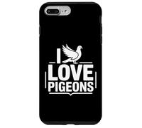 I Love Pigeons Homing Pigeon Racing Birdwatcher Custodia per iPhone 7 Plus/8 Plus