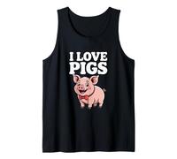 I Love Pigs - Adorabile maialino con papillon Canotta