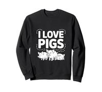I Love Pigs Carino Piggy Farm Animals Felpa