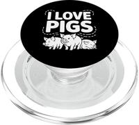 I Love Pigs Carino Piggy Farm Animals PopSockets PopGrip per MagSafe