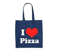 I Love Pizza - Borsa Tote IN Tela - Cibo Regalo