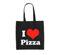 I Love Pizza - Borsa Tote IN Tela - Cibo Regalo
