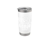 I Love Pizza, Cool Pizza Illustration Novelty Graphic Design Bicchiere termico in acciaio inox doppia parete
