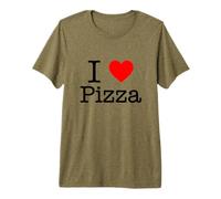 I Love Pizza, Cool Pizza Illustration Novelty Graphic Design Maglietta Premium