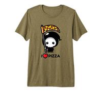 I Love Pizza, Cool Pizza Illustration Novelty Graphic Design Maglietta Premium