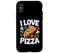 I Love Pizza Fun Slice Amante Appassionato Custodia per iPhone X/XS