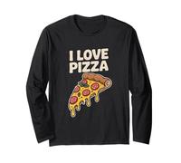 I Love Pizza Slice Delizia di formaggio gocciolante Maglia a Manica