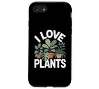 I Love Plants Ventaglio per piante d'appartamento a foglia verde Custodia per iPhone SE (2020) / 7 / 8