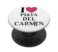 I Love Playa del Carmen Messico Vacanze PopSockets PopGrip Adesivo