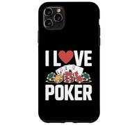 I Love Poker Casino Cards Chips Gioco Custodia per iPhone 11 Pro Max