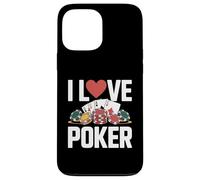 I Love Poker Casino Cards Chips Gioco Custodia per iPhone 13 Pro Max