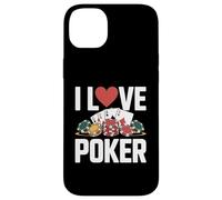 I Love Poker Casino Cards Chips Gioco Custodia per iPhone 14 Plus