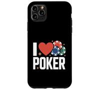 I Love Poker Casino Chips Gioco Divertimento Custodia per iPhone 11 Pro Max