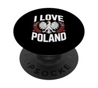 I Love Poland Simbolo Nazionale Aquila PopSockets PopGrip Adesivo