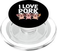 I Love Pork Pig Chef Carino Cibo Divertimento PopSockets PopGrip per MagSafe