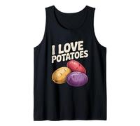 I Love Potatoes - Divertente design con verdure Canotta