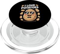 I Love Potatoes Fantastico design a forma di faccia di patata PopSockets PopGrip per MagSafe