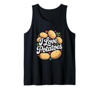 I Love Potatoes - Simpatico design a forma di cuore Canotta