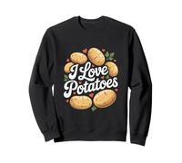 I Love Potatoes - Simpatico design a forma di cuore Felpa