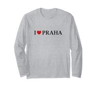 I Love Praha Praga Maglia a Manica
