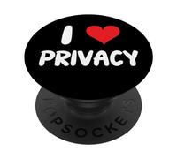 I Love Privacy - Heart Private Rules Regolamento Leggi Cliente PopSockets PopGrip Adesivo